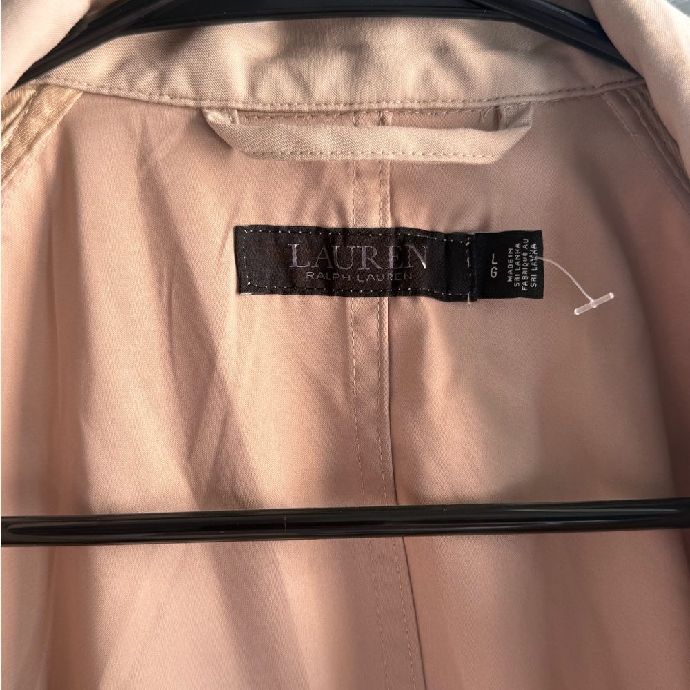 Lauren Ralph Lauren Water-Repellent Field Jacket Beige Khaki - Picture 3 of 5
